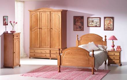 Muebles de dormitorio de matrimonio, juvenil, armarios roperos, etc.